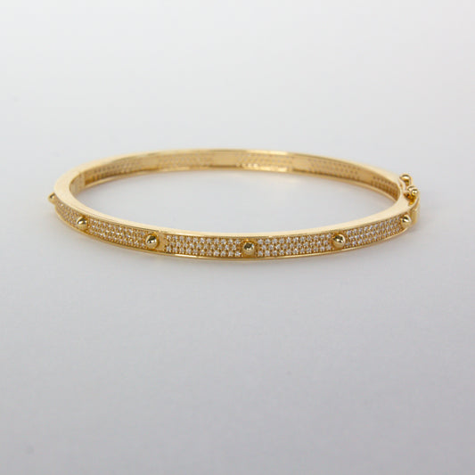 Arthur Studded Diamond Bangle