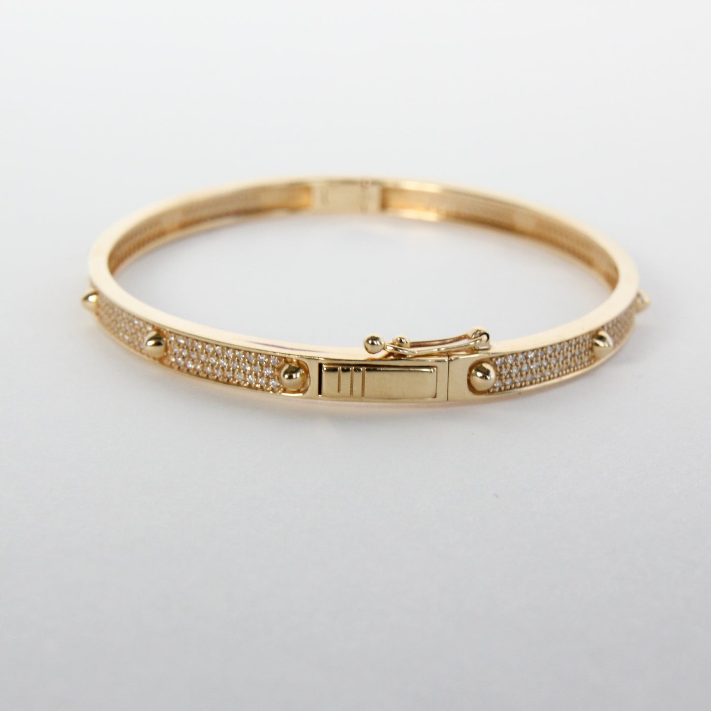 Arthur Studded Diamond Bangle