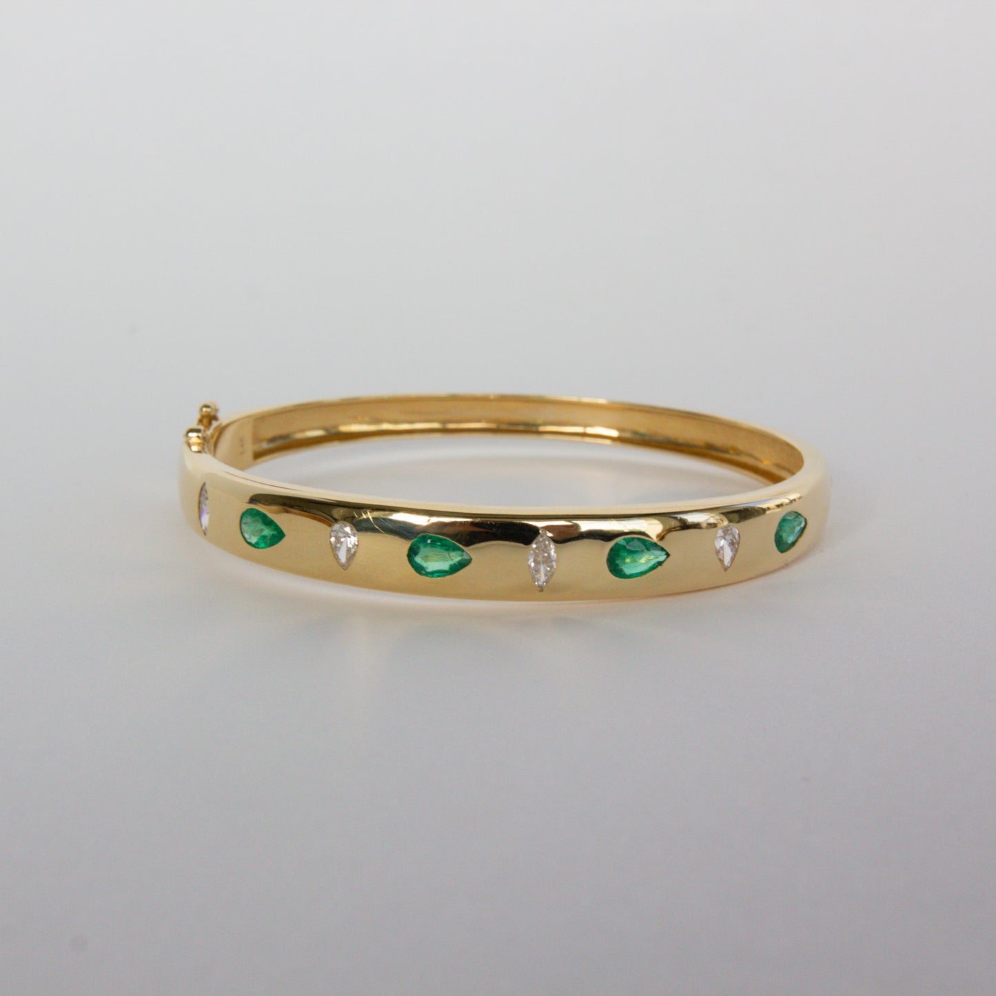 Oliver Diamond & Emerald Bangle