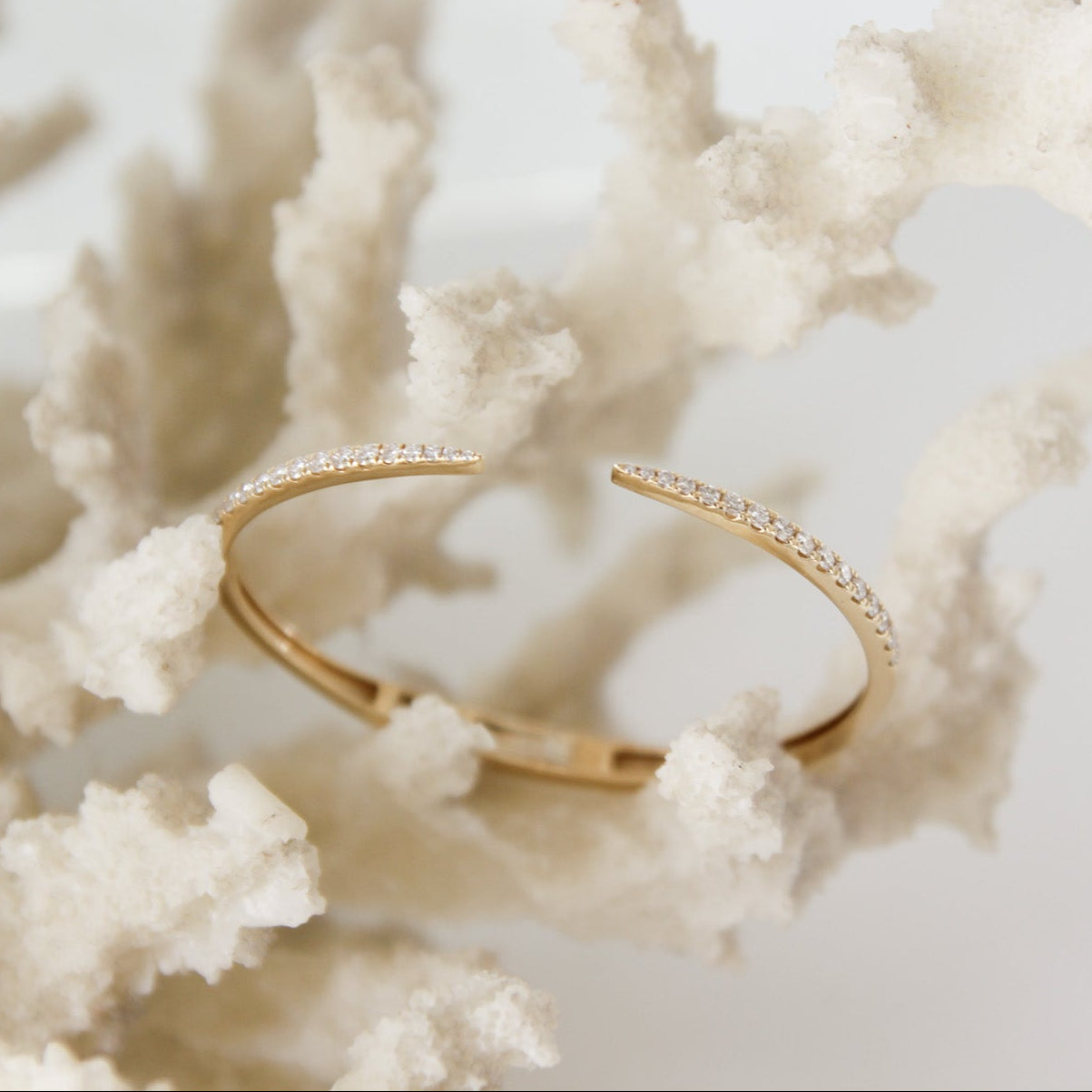 Darby Diamond Open Cuff