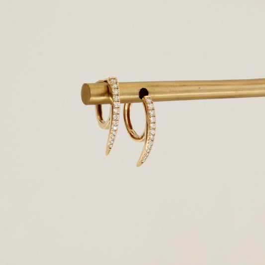 Thea Curved Spike Huggies