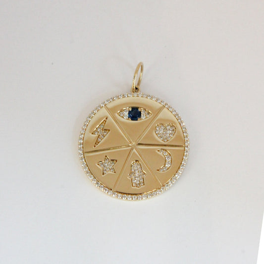 Carlton Lucky Coin Pendant