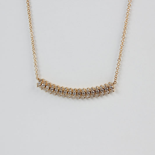 Marla Diamond Bar Necklace