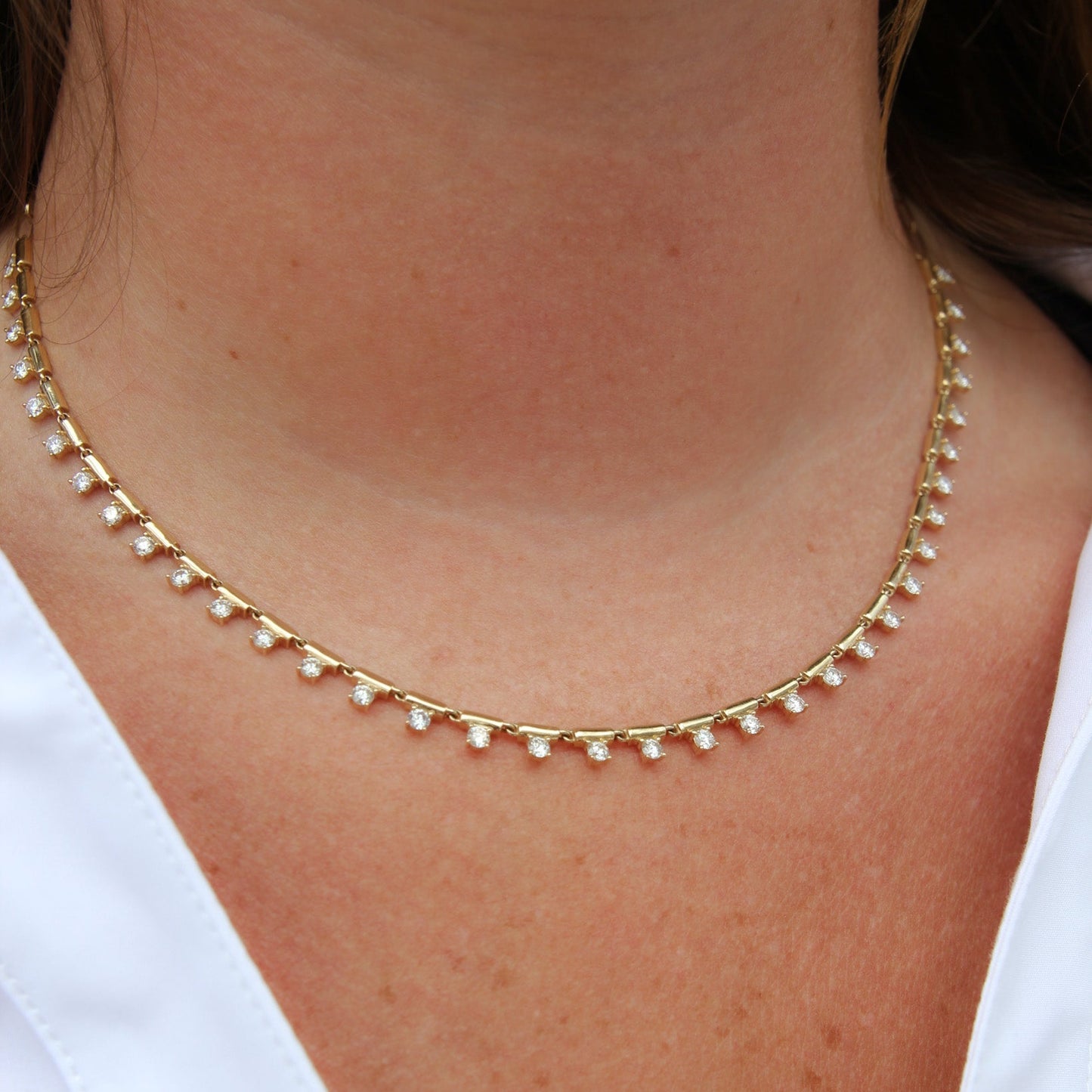 Cordelia Diamond Statement Necklace