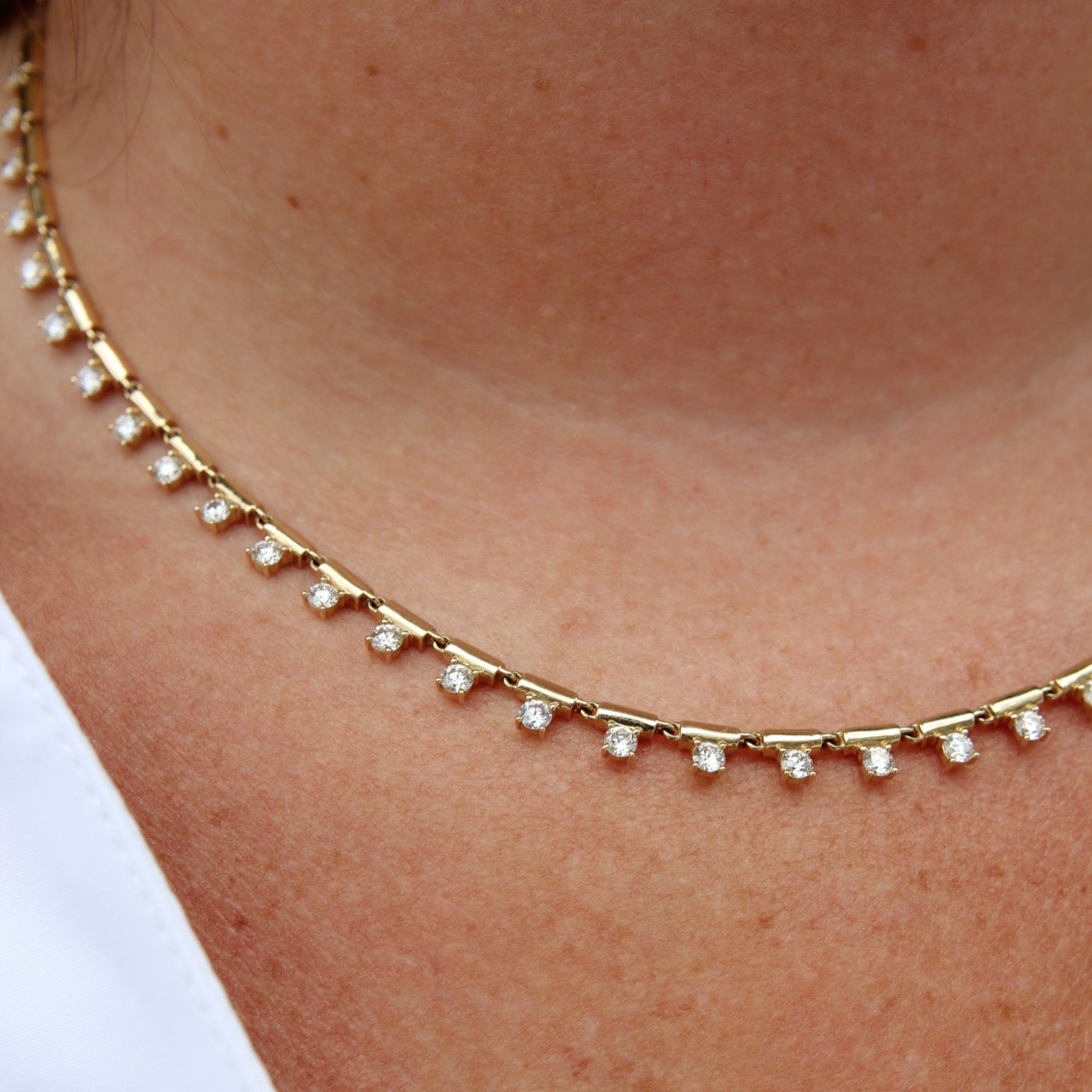 Cordelia Diamond Statement Necklace