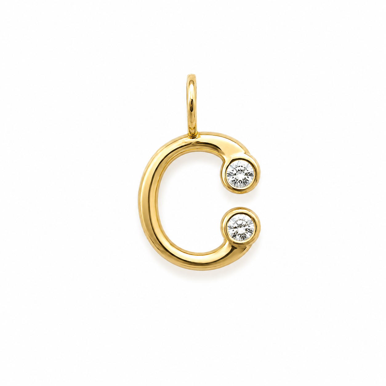 Lava Letter Charm - C