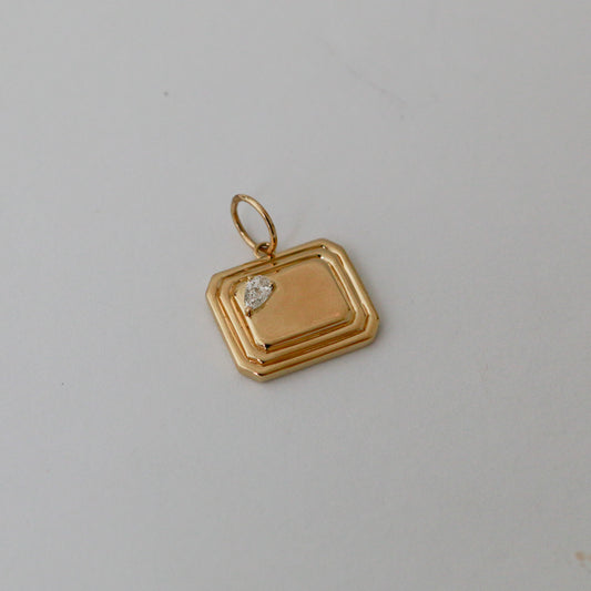 Stovall Pear Diamond Pendant