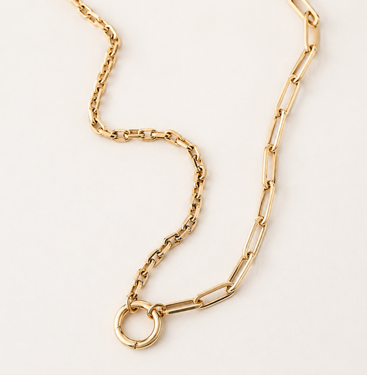 Sorelle Mixed Link Necklace - 17"