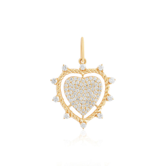 Soleigh Spiked Heart Charm