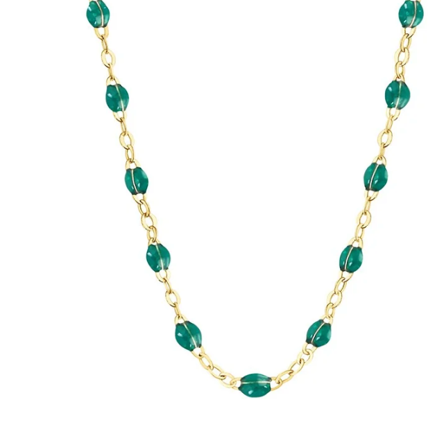 Le Rive 30A Pave Diamond Large Coin Necklace in Emerald