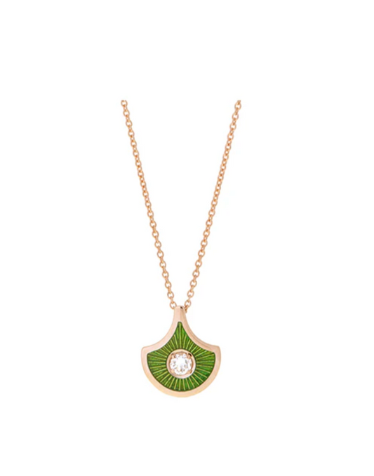 Katia Kiwi Pendant Necklace