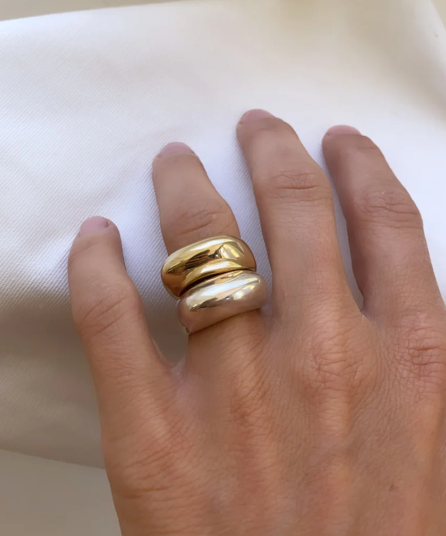 High Tide Ring in Gold