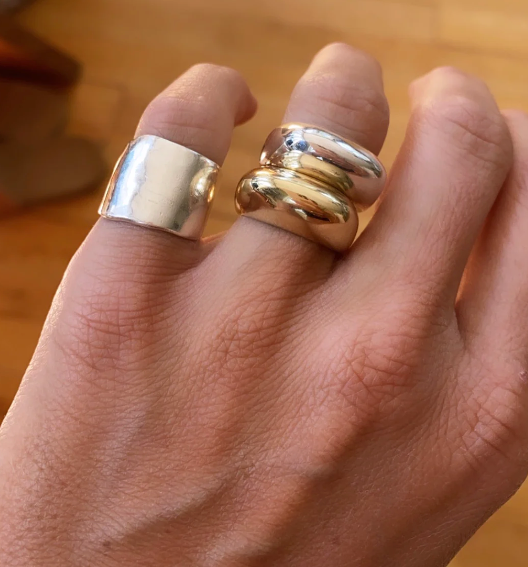 High Tide Ring in Gold