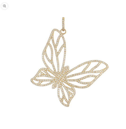 Open Wings Butterfly Pendant