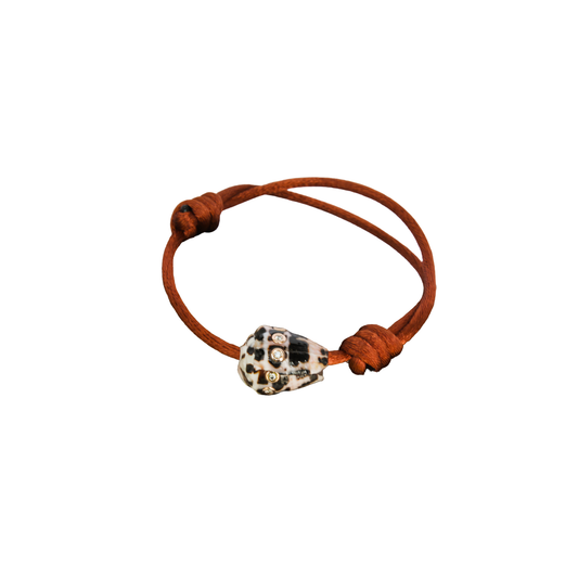 Petit Conus Diamond Silk Bracelet