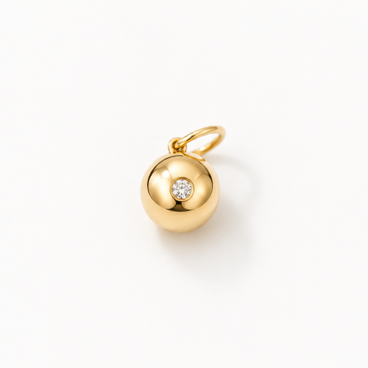 Vero Gold Ball Charm