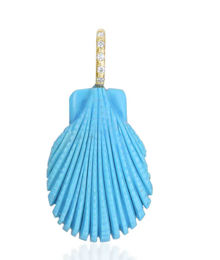 Marella Turquoise Shell Charm