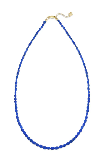 Livia Cerulite Bead Necklace