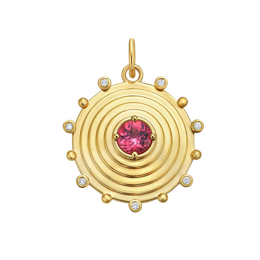 Aurelia Tourmaline Medallion