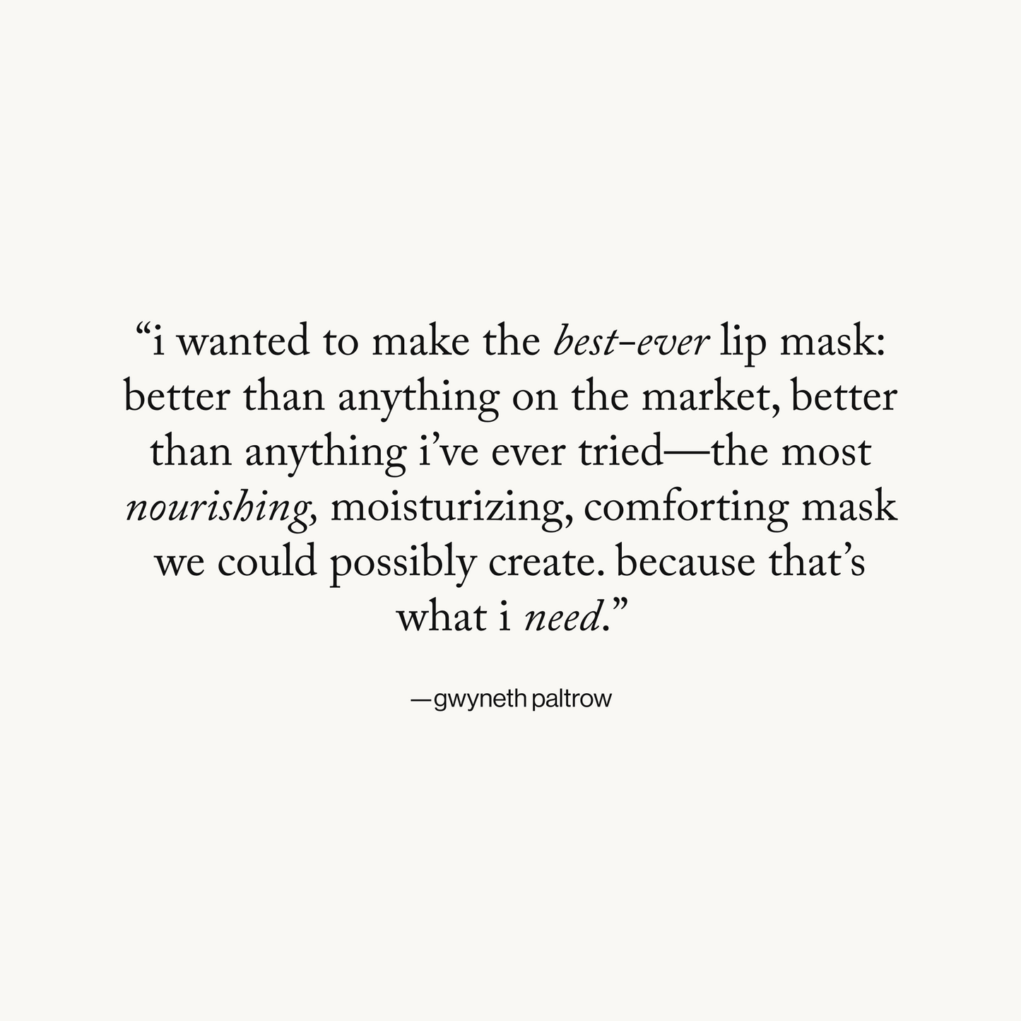 goop Nourishing Lip Repair Mask