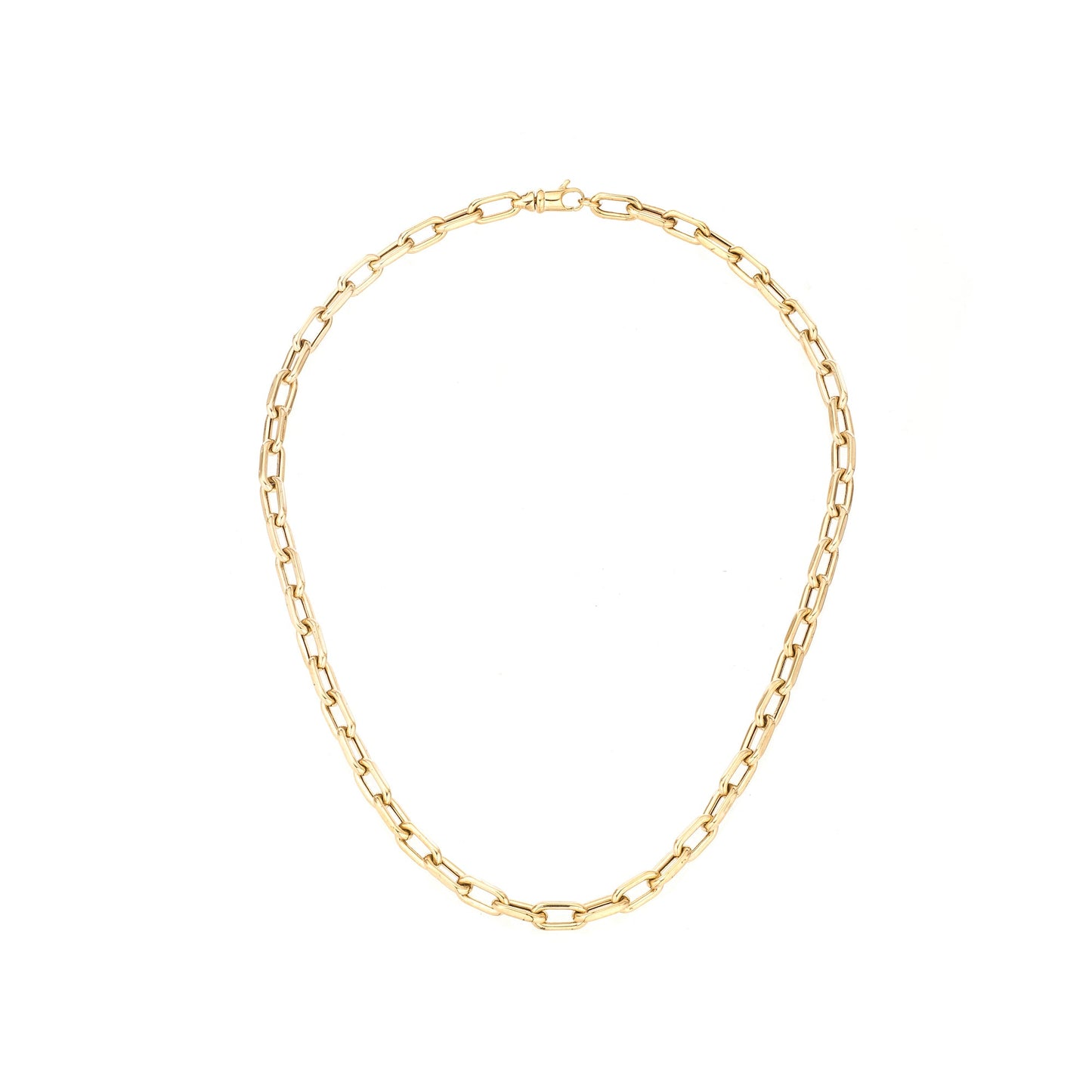 Frida 5.3mm 18" Italian Chain Link Necklace