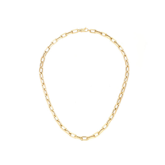 Frida 5.3mm 18" Italian Chain Link Necklace