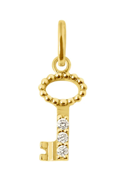 Secret Keeper Diamond Key Pendant