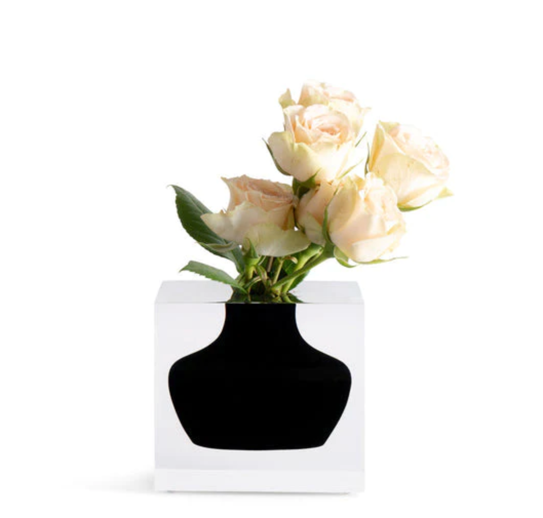 Alys Acrylic Vase - Black