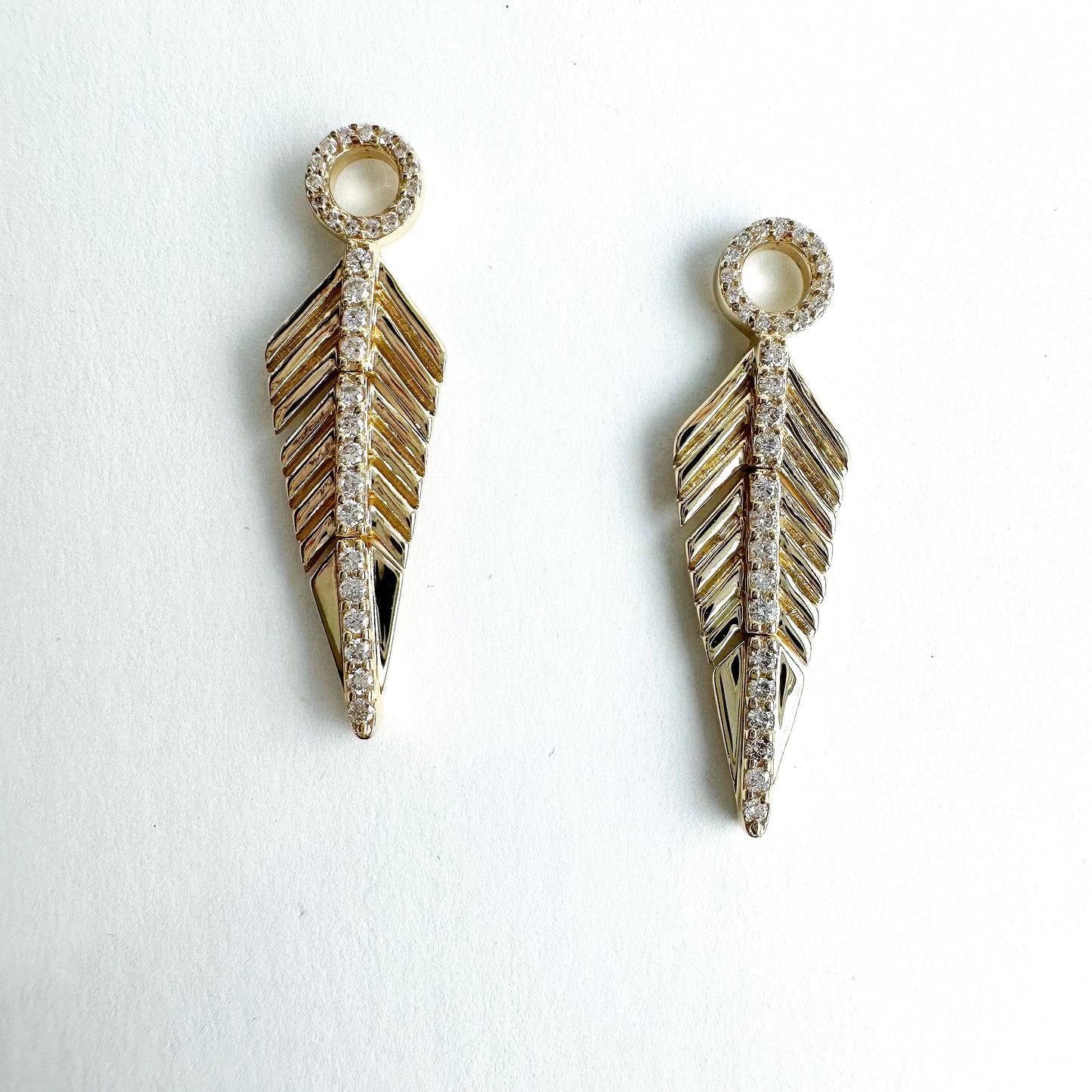 Wild Feathers Huggie  Charms