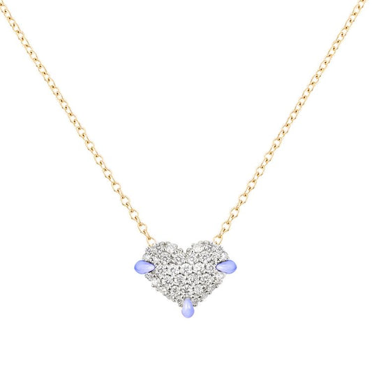 Listen to Your Heart Necklace - Lavender